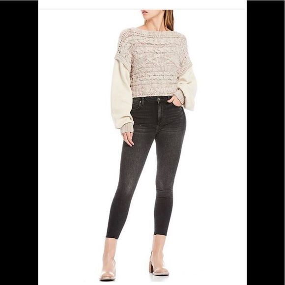 Free People Cropped Sweater - Picture 3 of 3